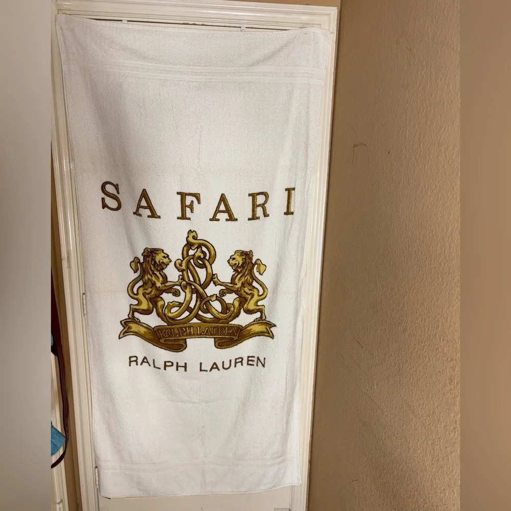 New VTG Safari Ralph Lauren Beach Towel 66 X 35 8325VT​​​
